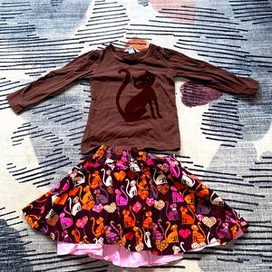 Cat theme toddlers matching set